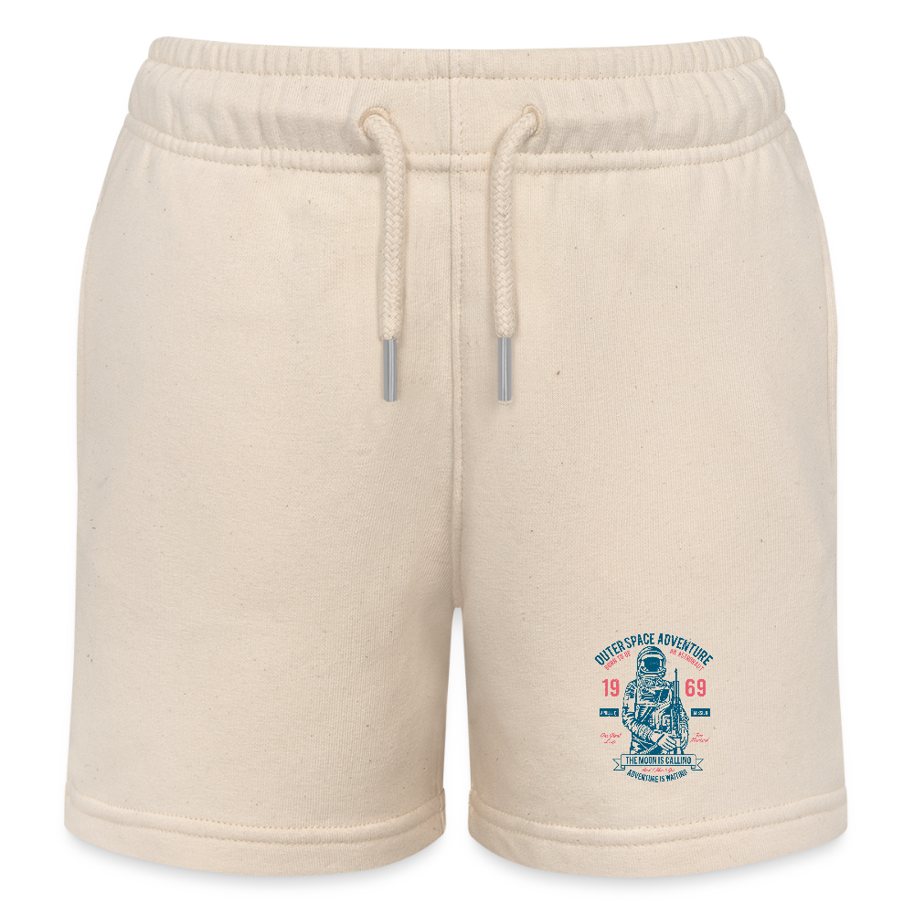 Stanley/Stella Kinder-bio-joggingshorts MINI BOLTER - witgrijs