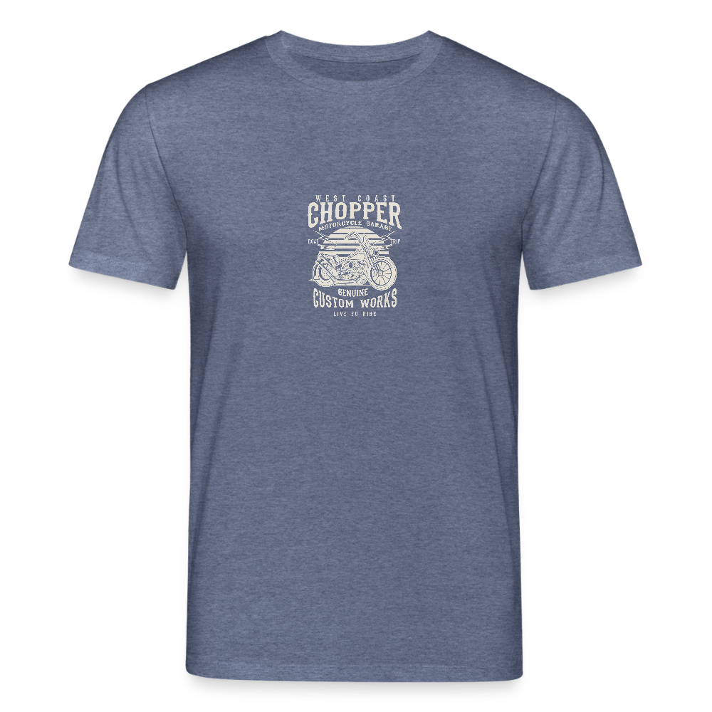 Stanley/Stella Uniseks bio-T-Shirt CREATOR - donkerblauw gemêleerd