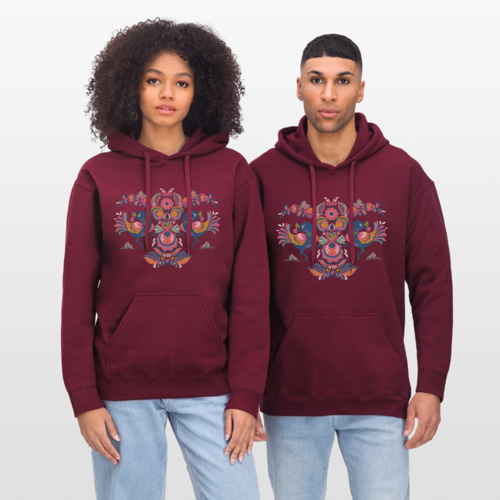 Gildan uniseks Softstyle® Midweight hoodie - maroon