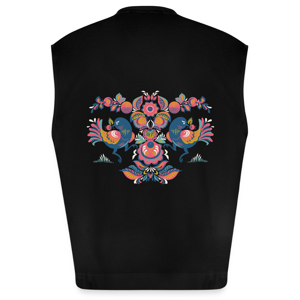 Heavyweight oversized organic tanktop made in EU Unisex - SOLID BLACK