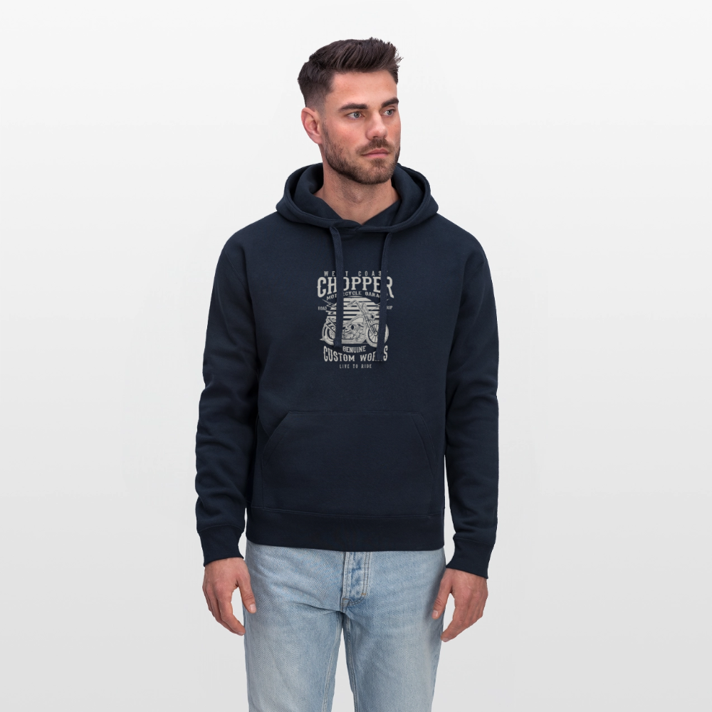 Mannenhoodie van Russell - navy