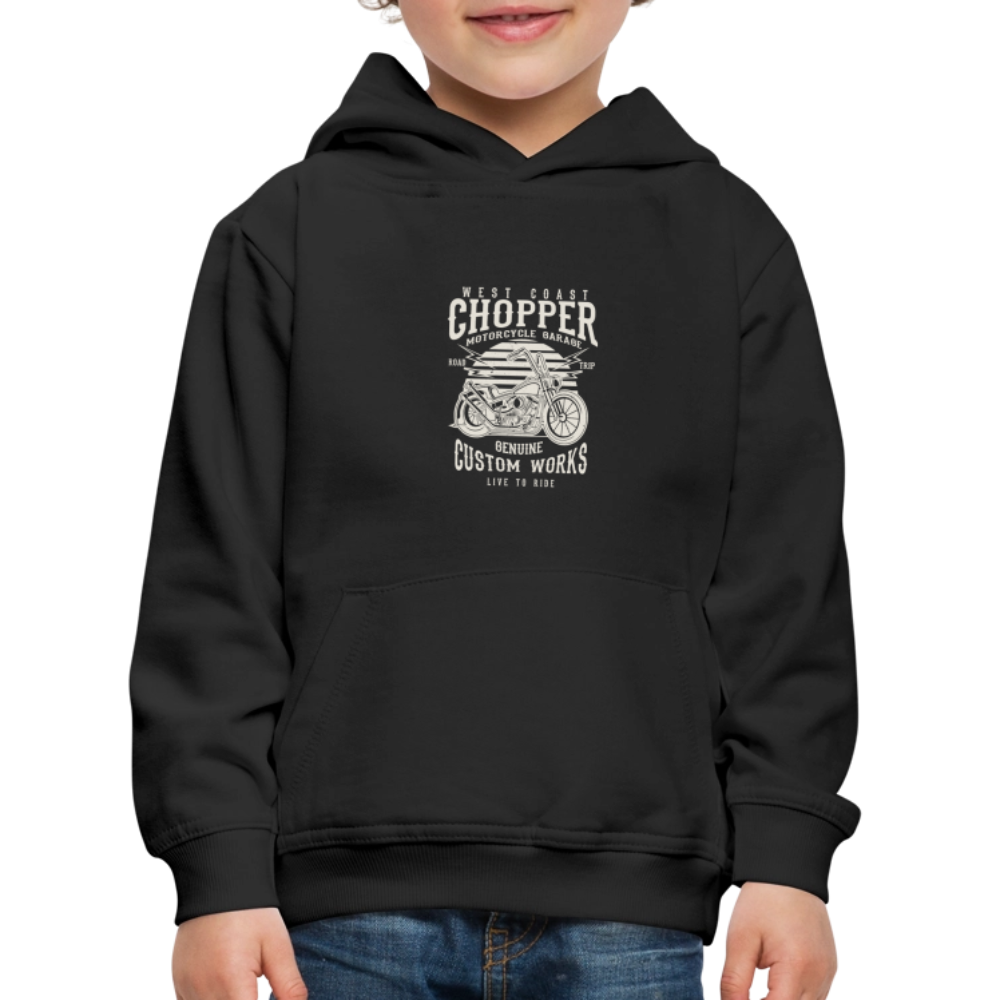 Kinderen trui Premium met capuchon - zwart
