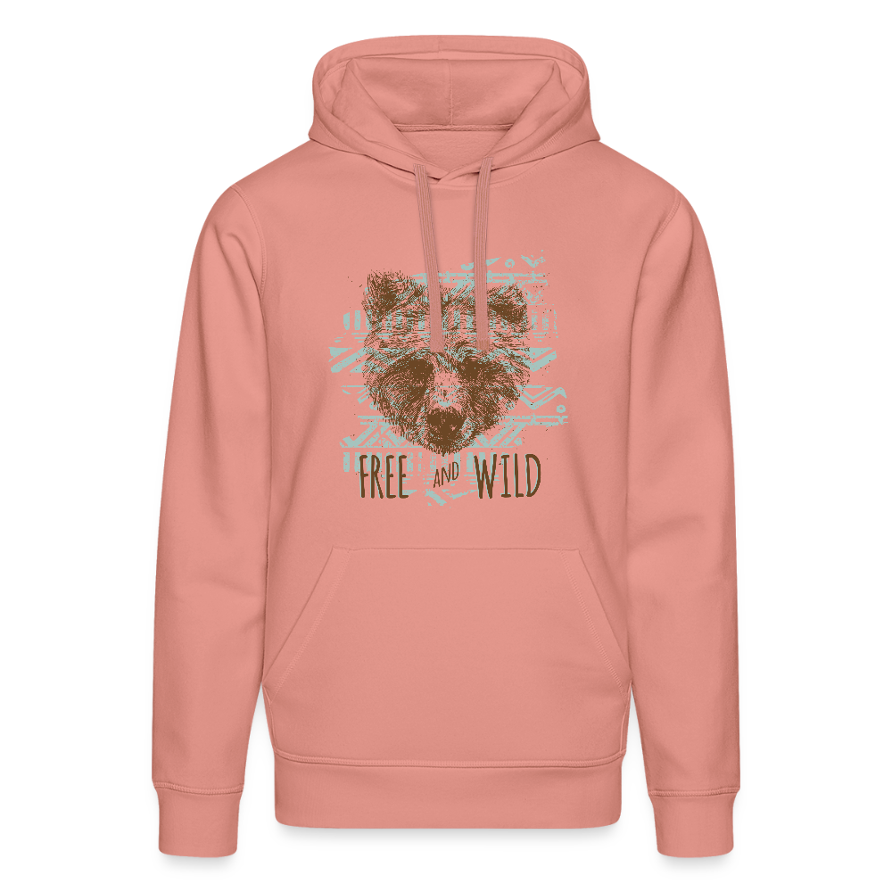 Stanley/Stella Uniseks bio-hoodie DRUMMER - oudroze