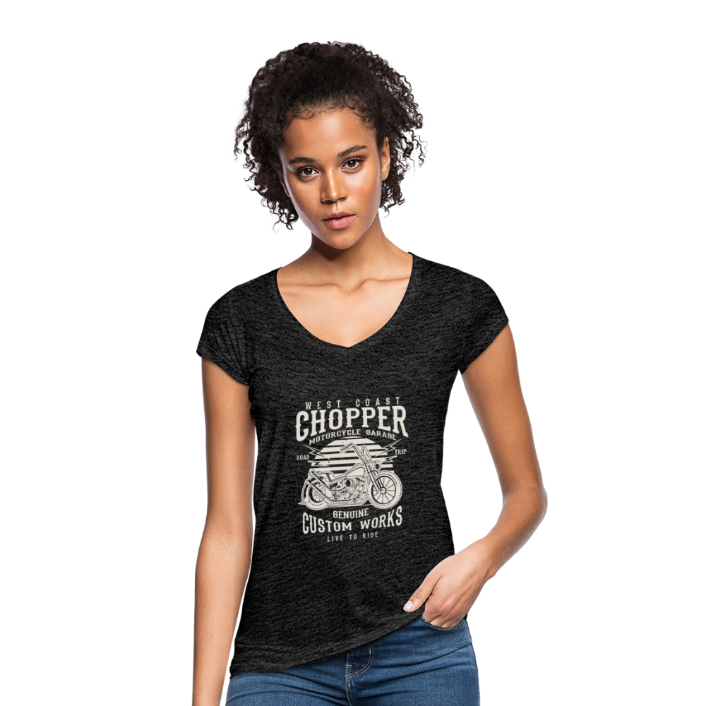 Vrouwen Vintage T-shirt - houtskool