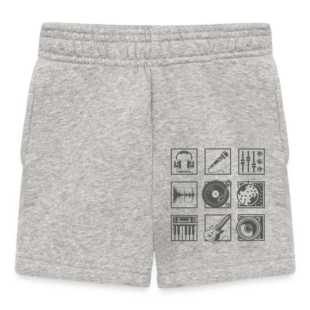 Baby shorts - grijs gemêleerd