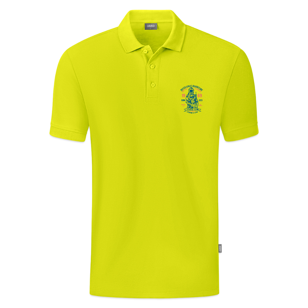 JAKO Mannen Polo Organic - limegroen