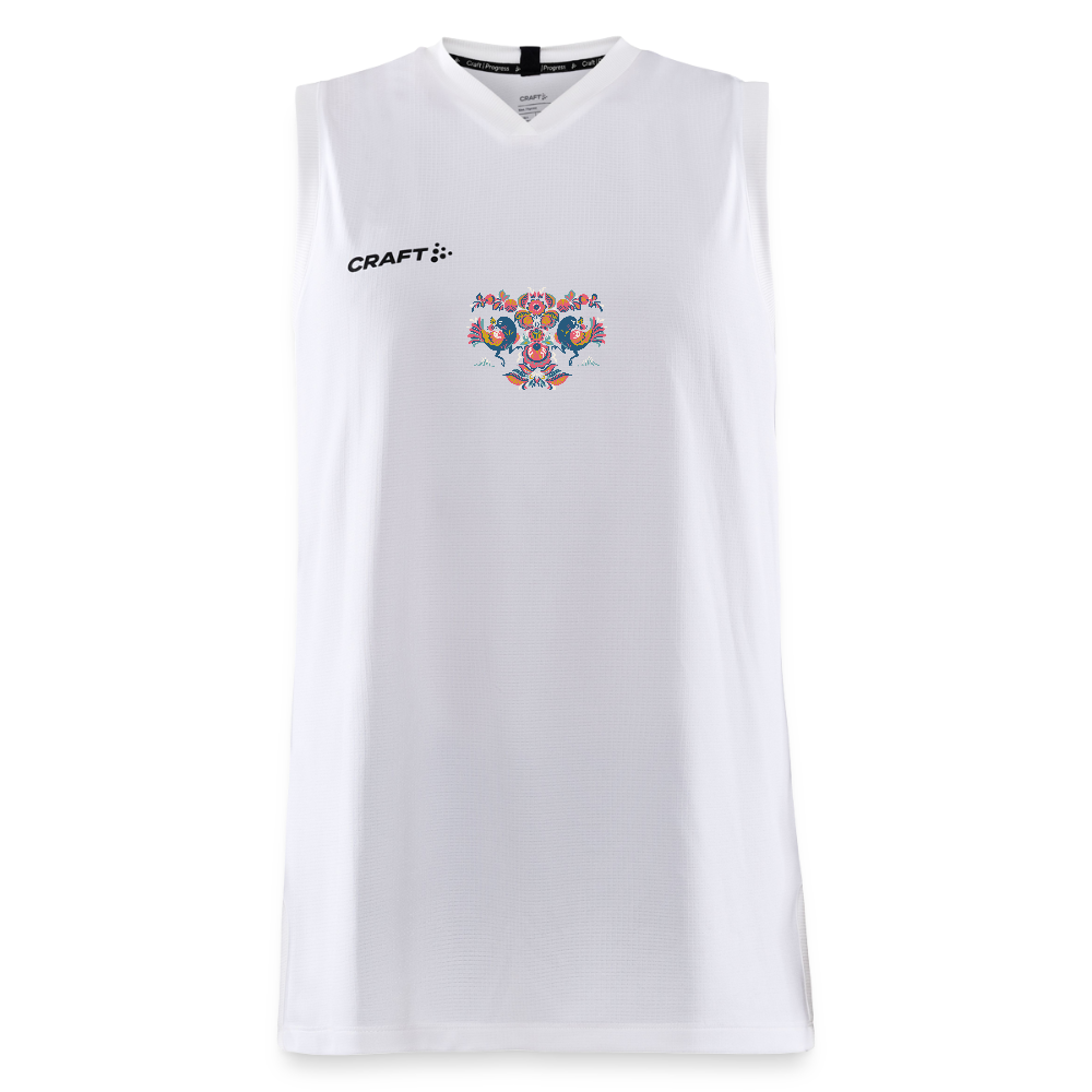 CRAFT Progress kinder-basketbalshirt - wit