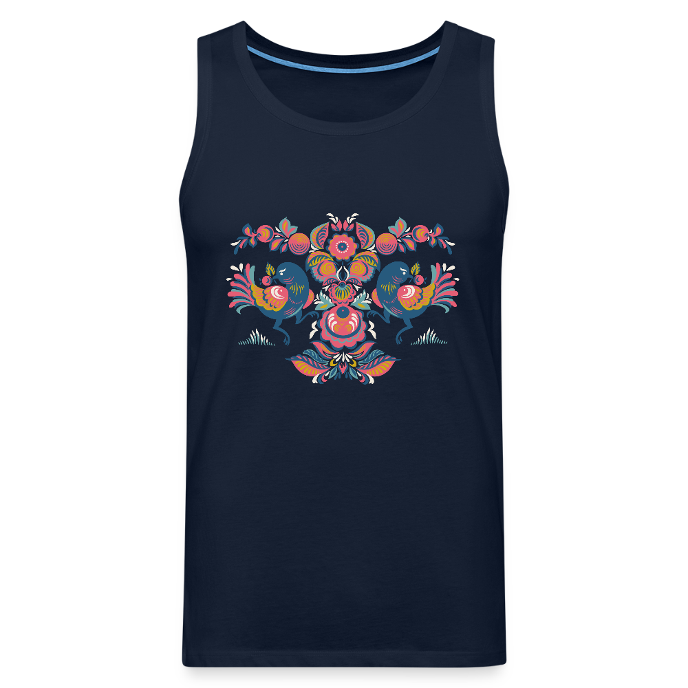 Mannen Premium tank top - navy