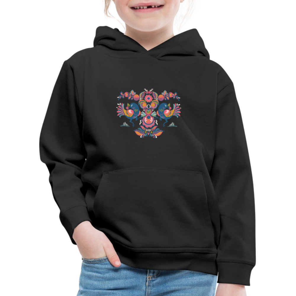 Kinderen trui Premium met capuchon - zwart