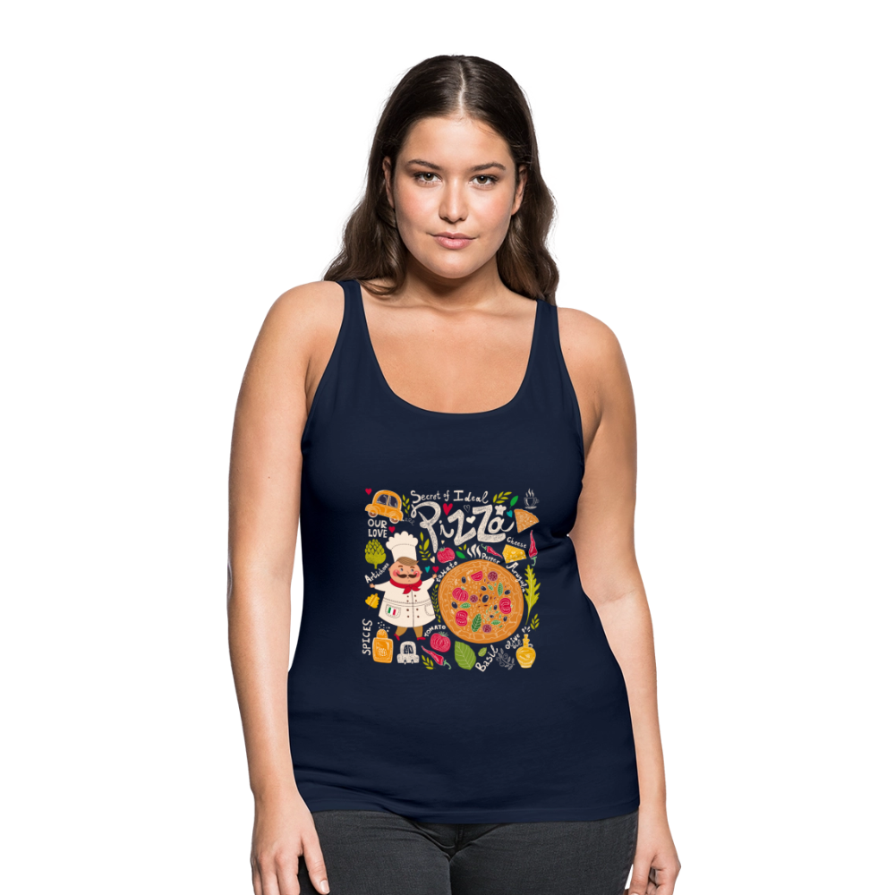 Vrouwen Premium tank top - navy