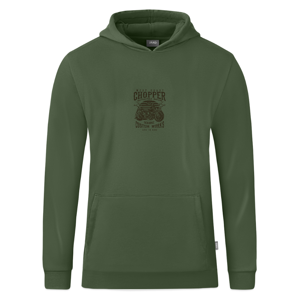 JAKO Kinderhoodie Organic - dennengroen