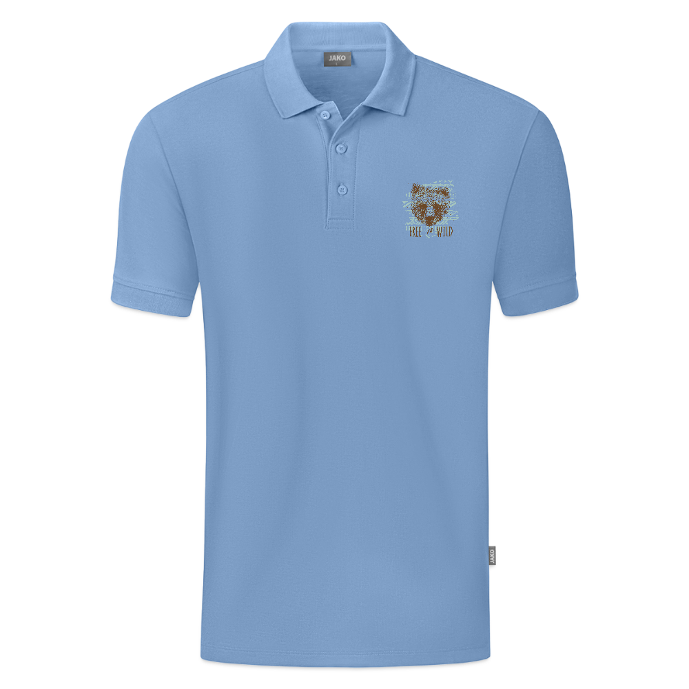 JAKO Mannen Polo Organic - sky