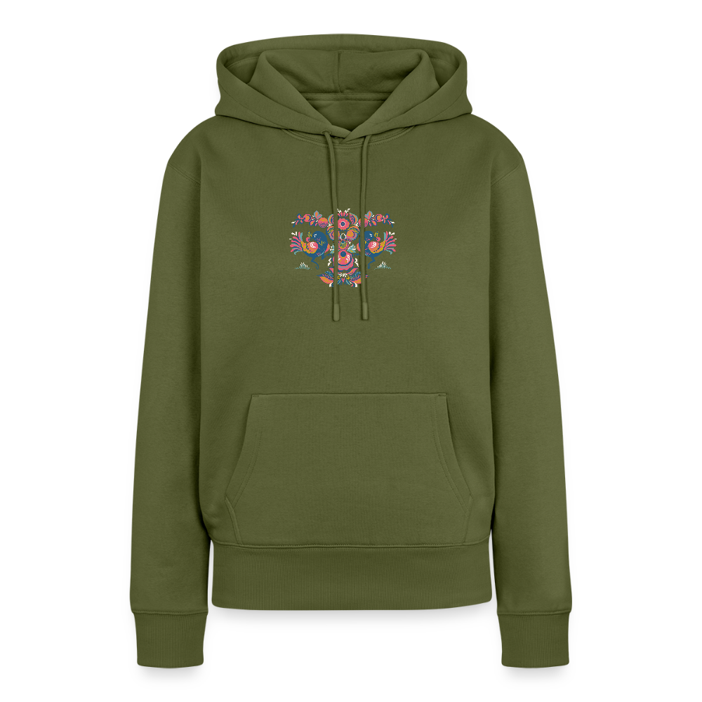 Vrouwen Premium hoodie - kaki