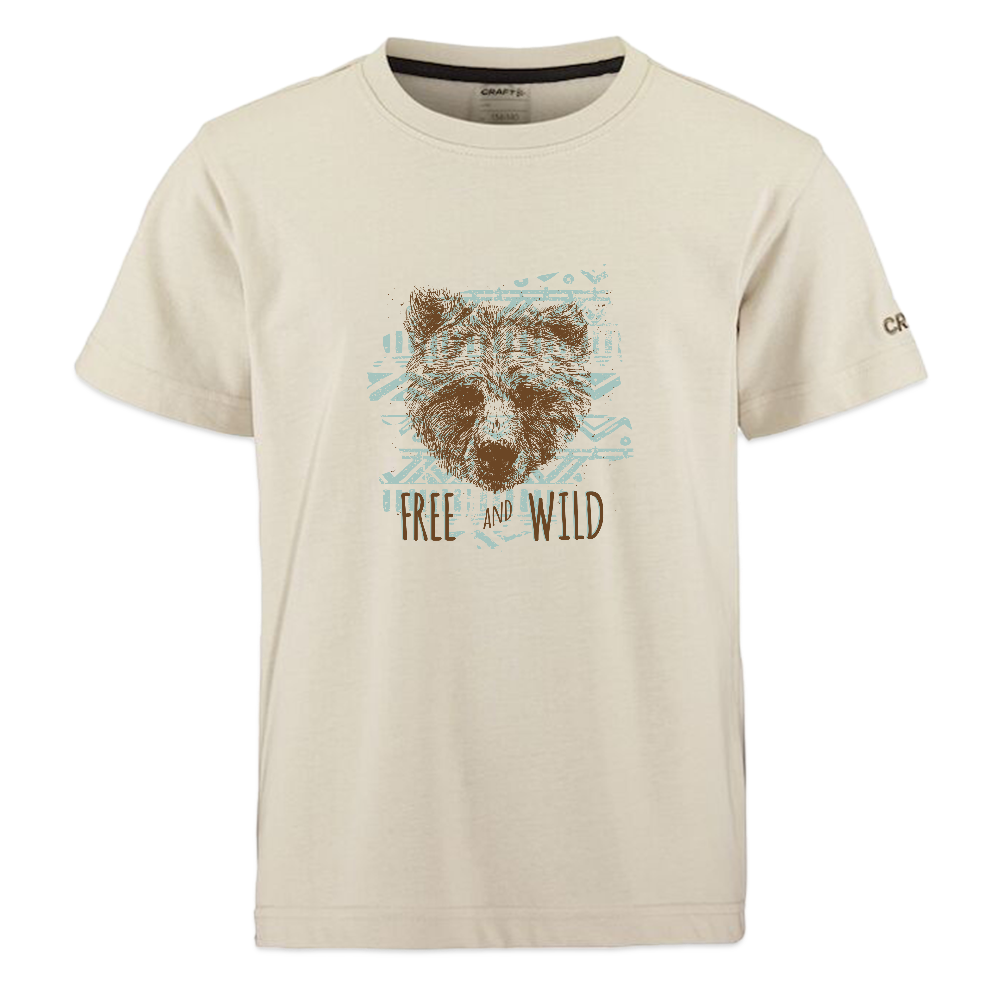CRAFT Community 2.0 kinder-T-shirt - beige