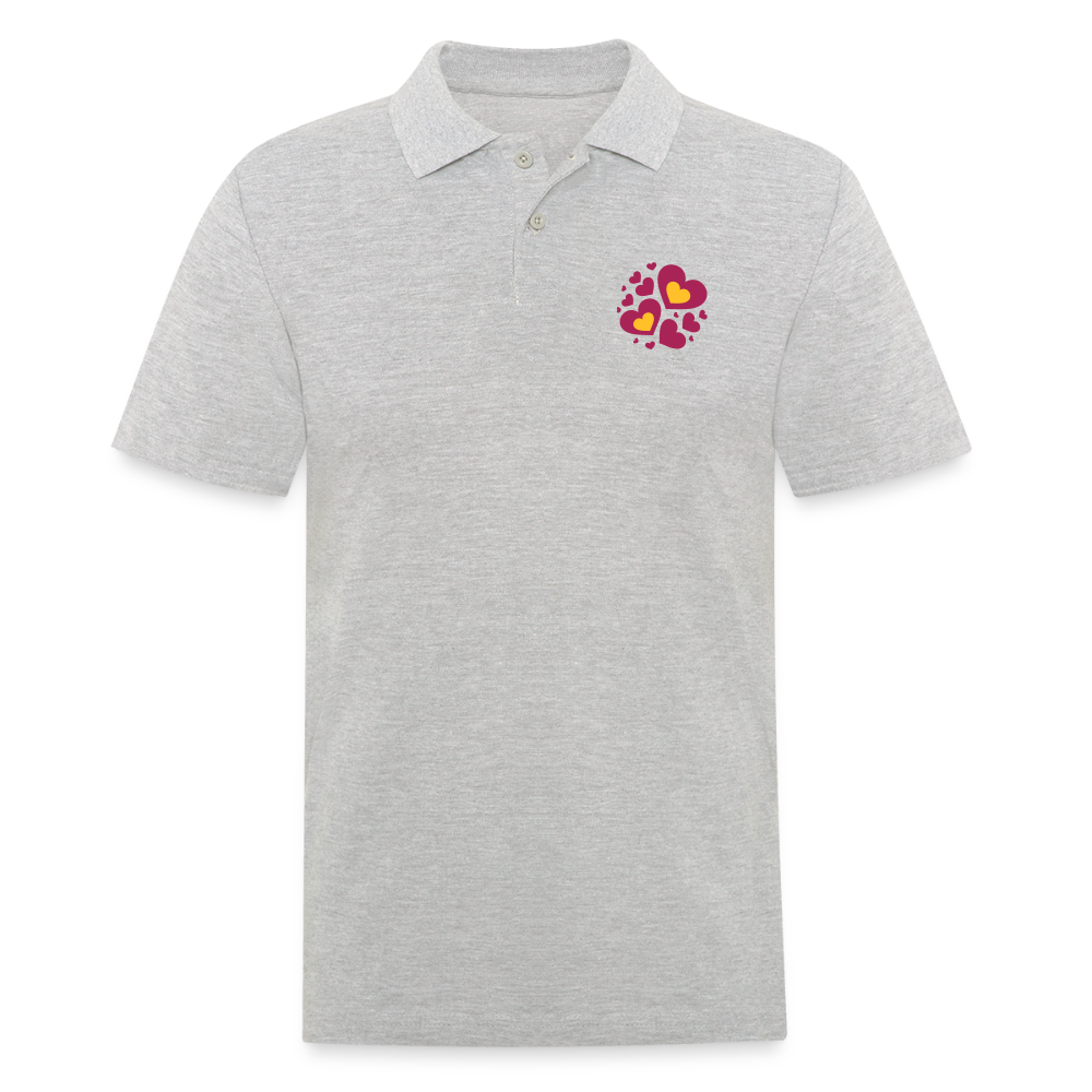 Mannen poloshirt - grijs gemêleerd