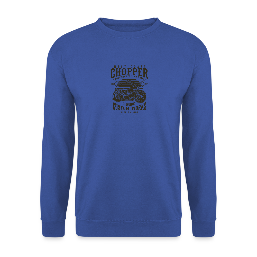 Unisex sweater - koningsblauw