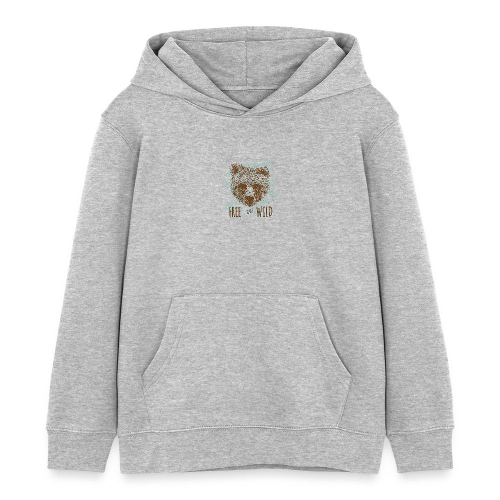 Stanley/Stella Kinder-bio-hoodie Mini Cruiser - grijs gemêleerd