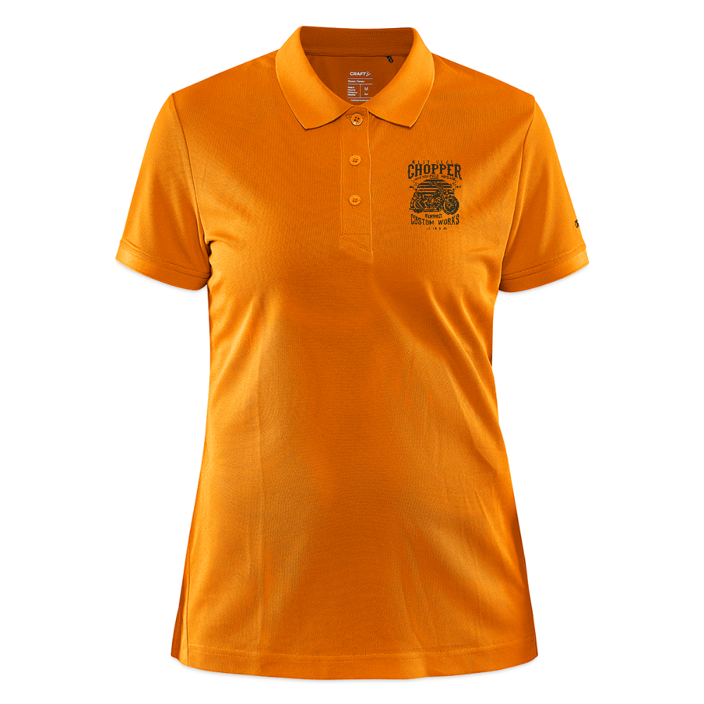 CRAFT Core Unify damespolo - lichtoranje gemêleerd