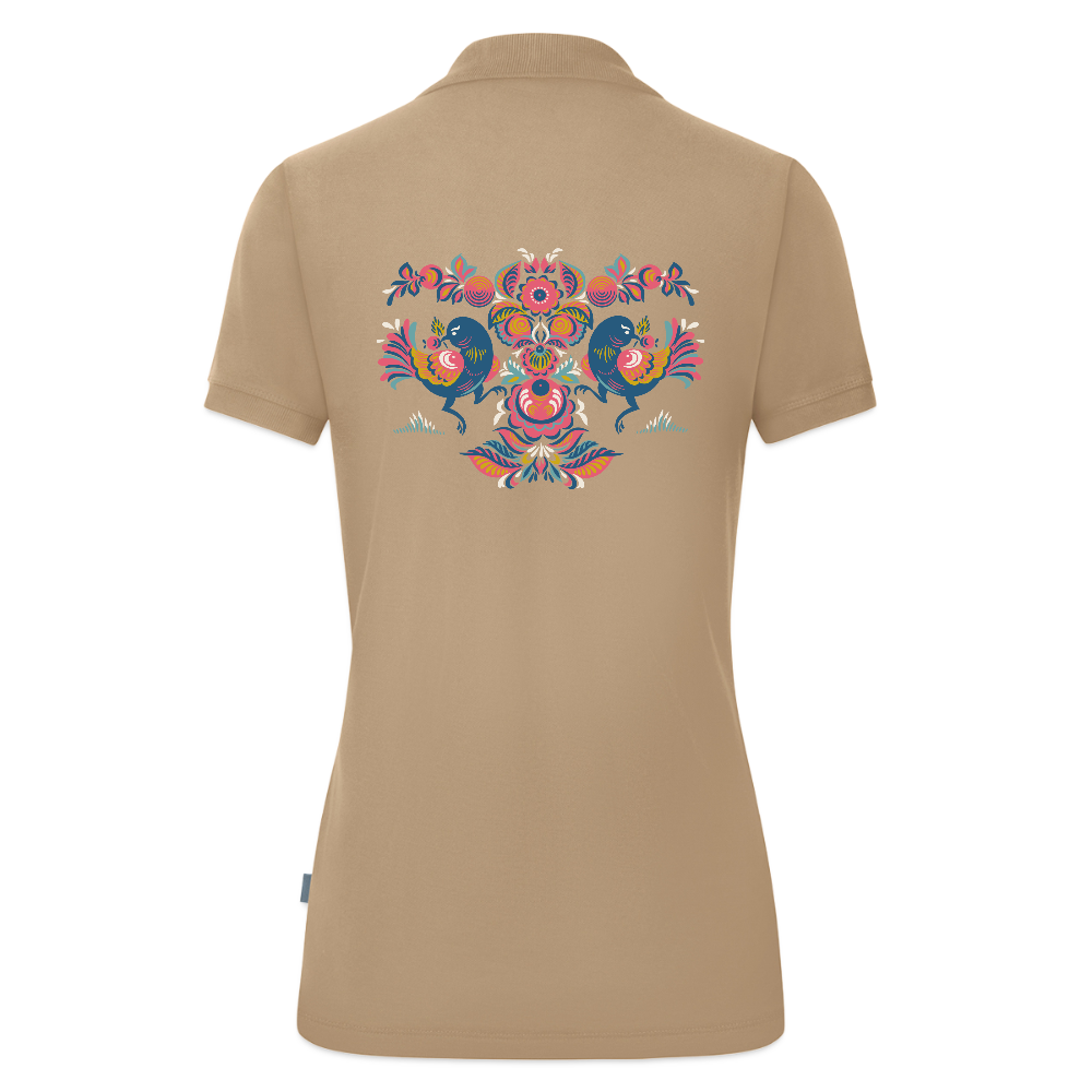 JAKO Vrouwen polo Organic - beige