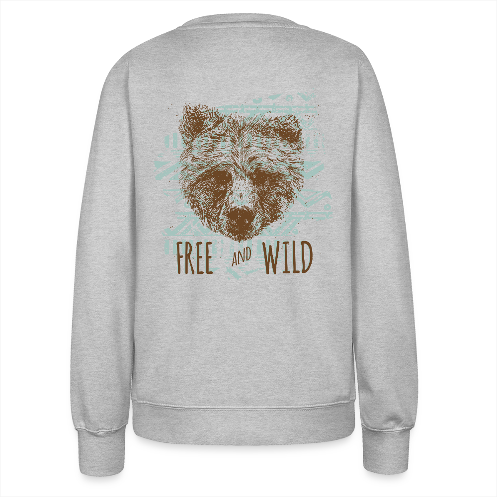 Vrouwen sweatshirt - grijs gemêleerd