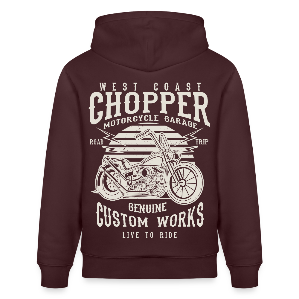 Stanley/Stella Uniseks bio-hoodie CRUISER - maroon