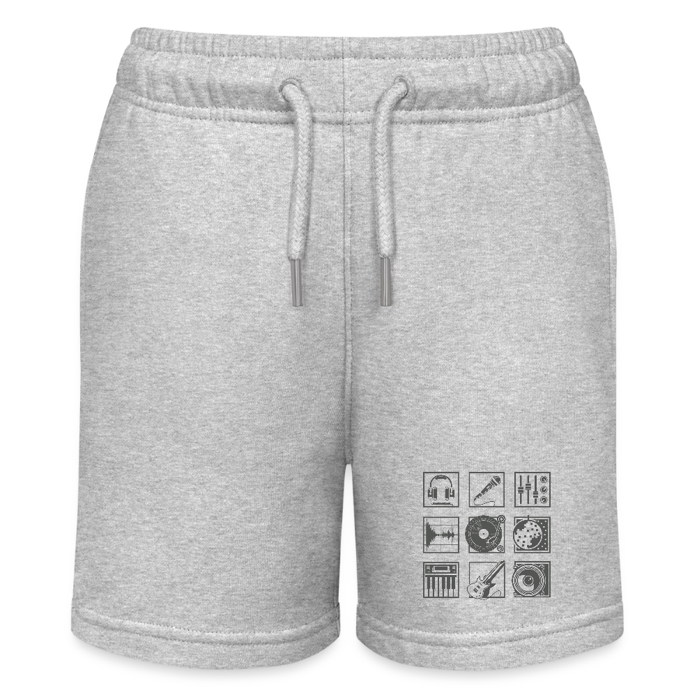 Stanley/Stella teenager bio-joggingshorts MINI BOLTER - grijs gemêleerd