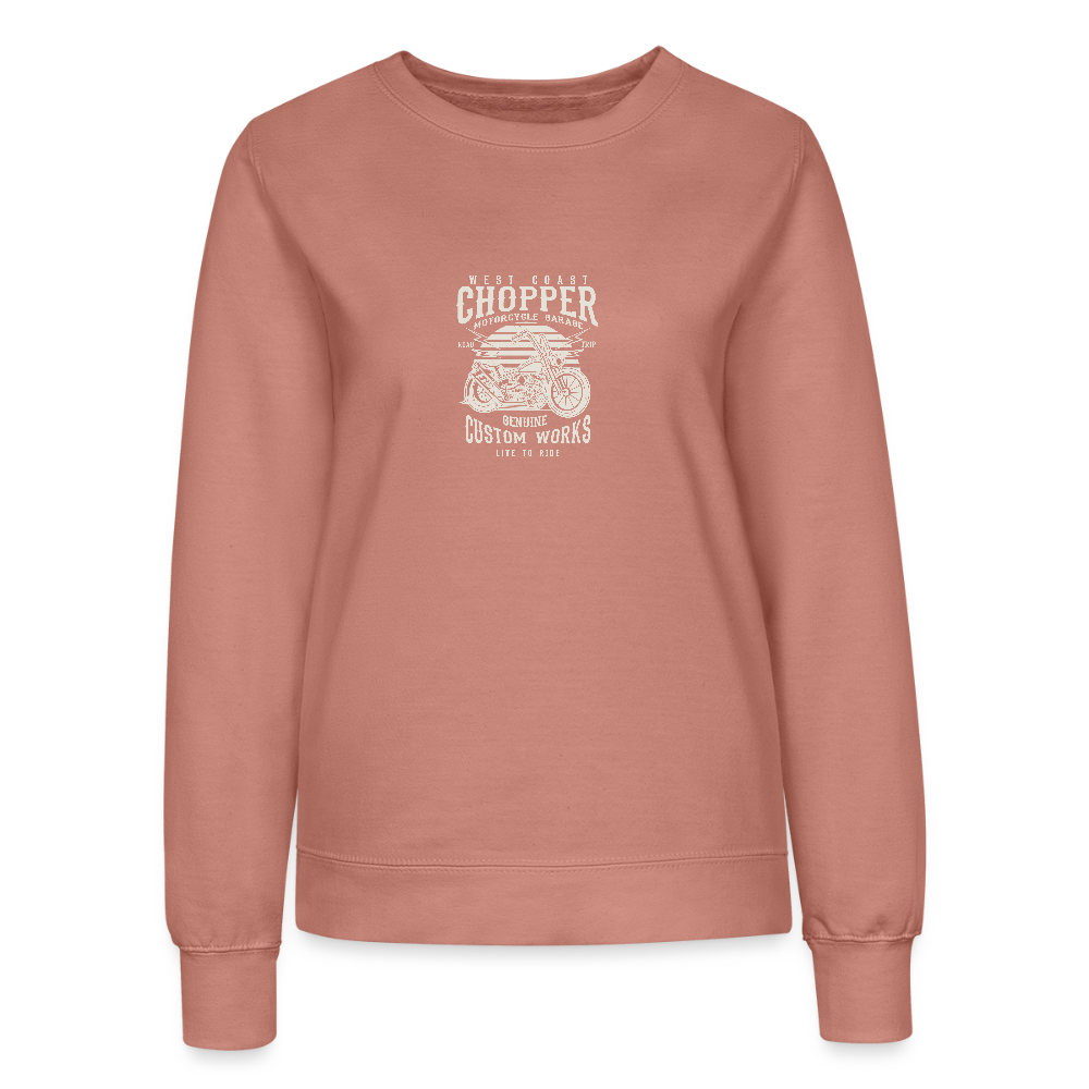 Vrouwen sweatshirt - altrosa