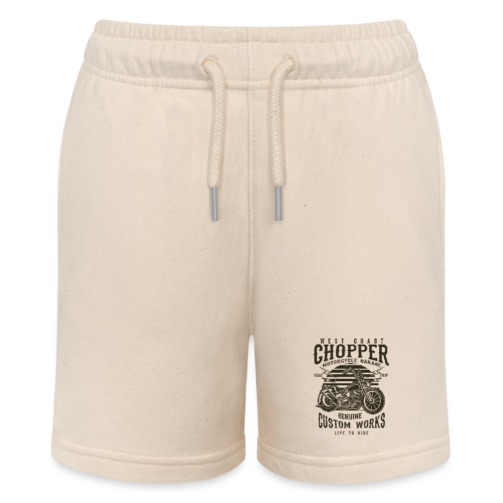 Stanley/Stella teenager bio-joggingshorts MINI BOLTER - witgrijs