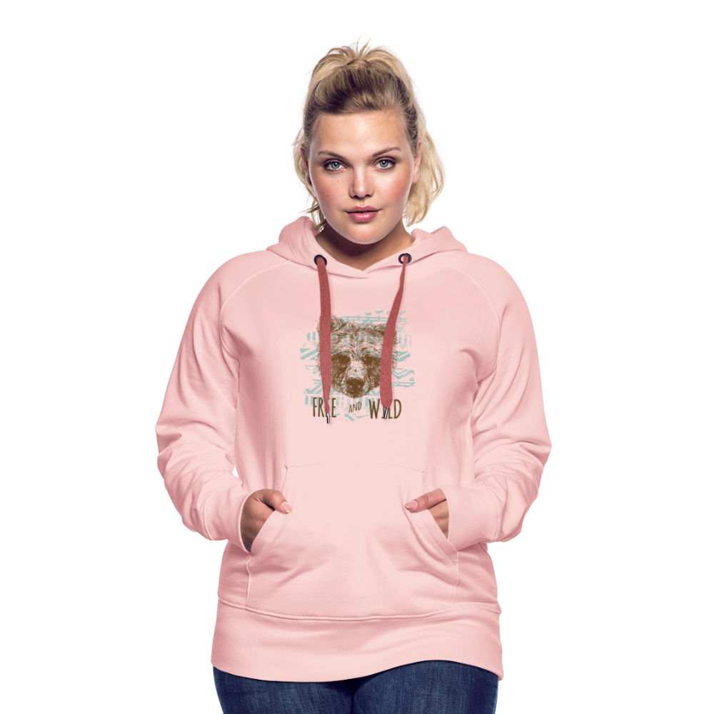 Vrouwen Premium hoodie - kristalroze