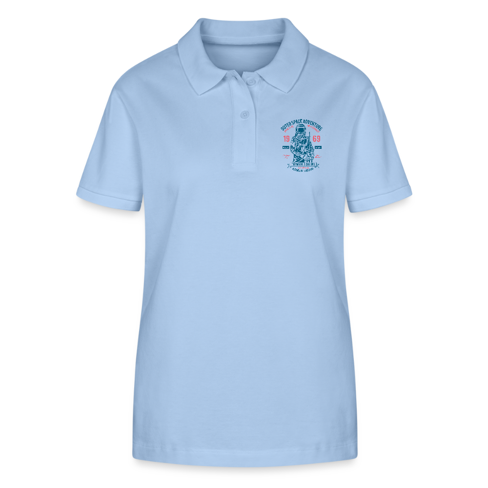 Stanley/Stella Vrouwen bio poloshirt ELLISER - sky blue