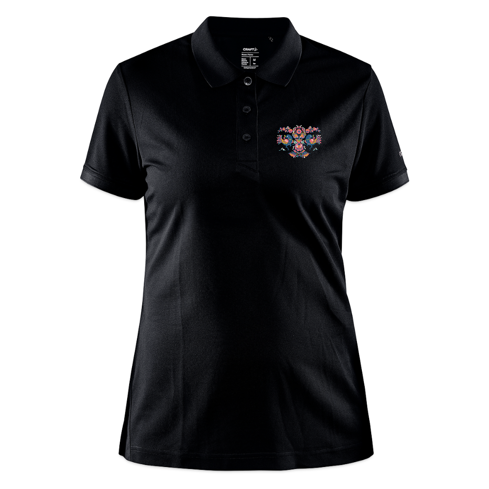 CRAFT Core Unify damespolo - zwart