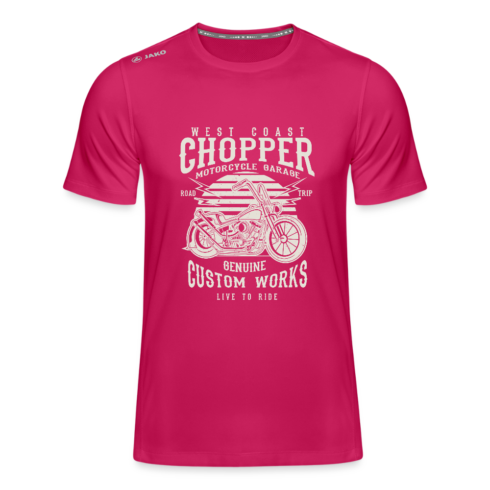 JAKO Mannen T-shirt Run 2.0 - donker roze