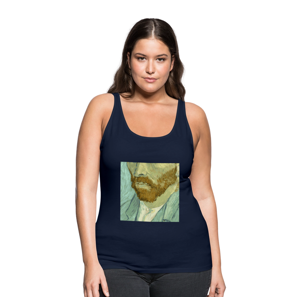 Vrouwen Premium tank top - navy