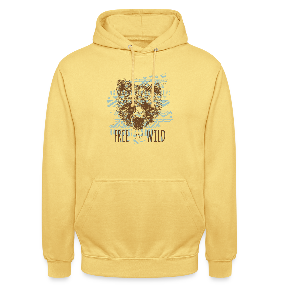 Hoodie unisex - citroengeel