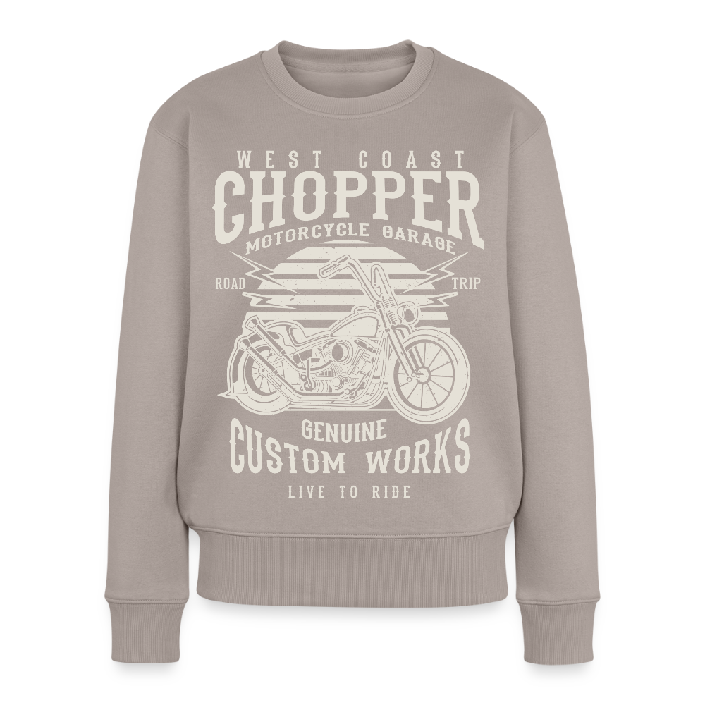 Vrouwen premium sweater - taupe