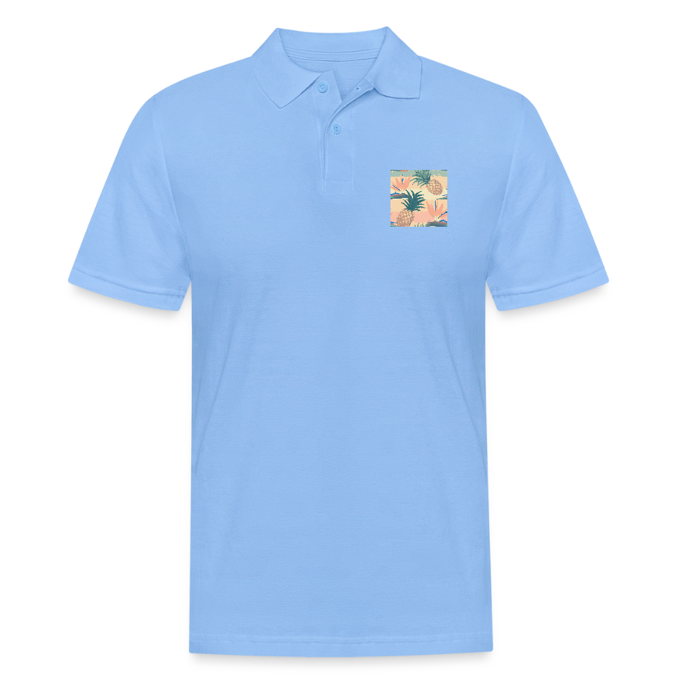 Mannen poloshirt - hemelsblauw