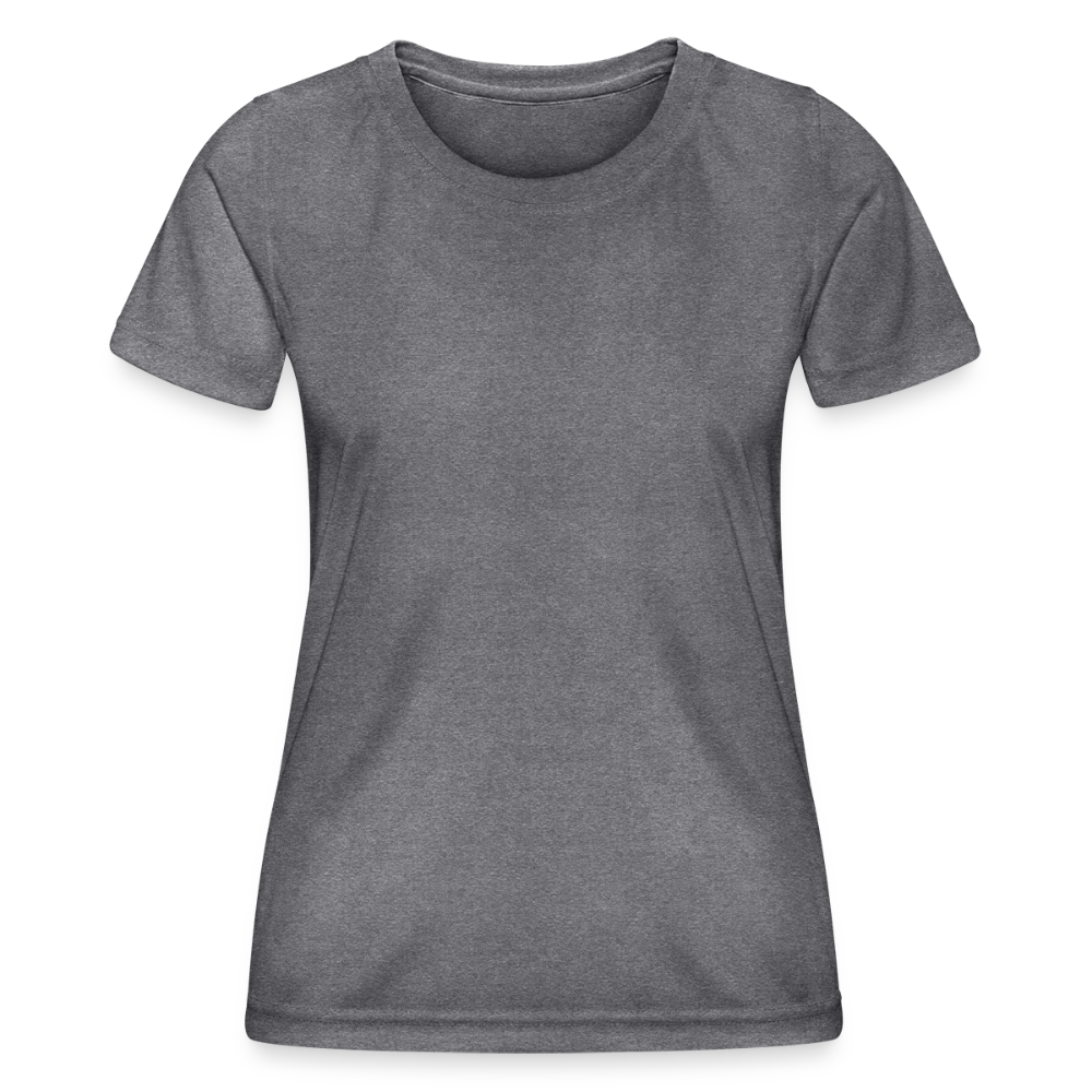 Functioneel T-shirt voor vrouwen - donkere melange