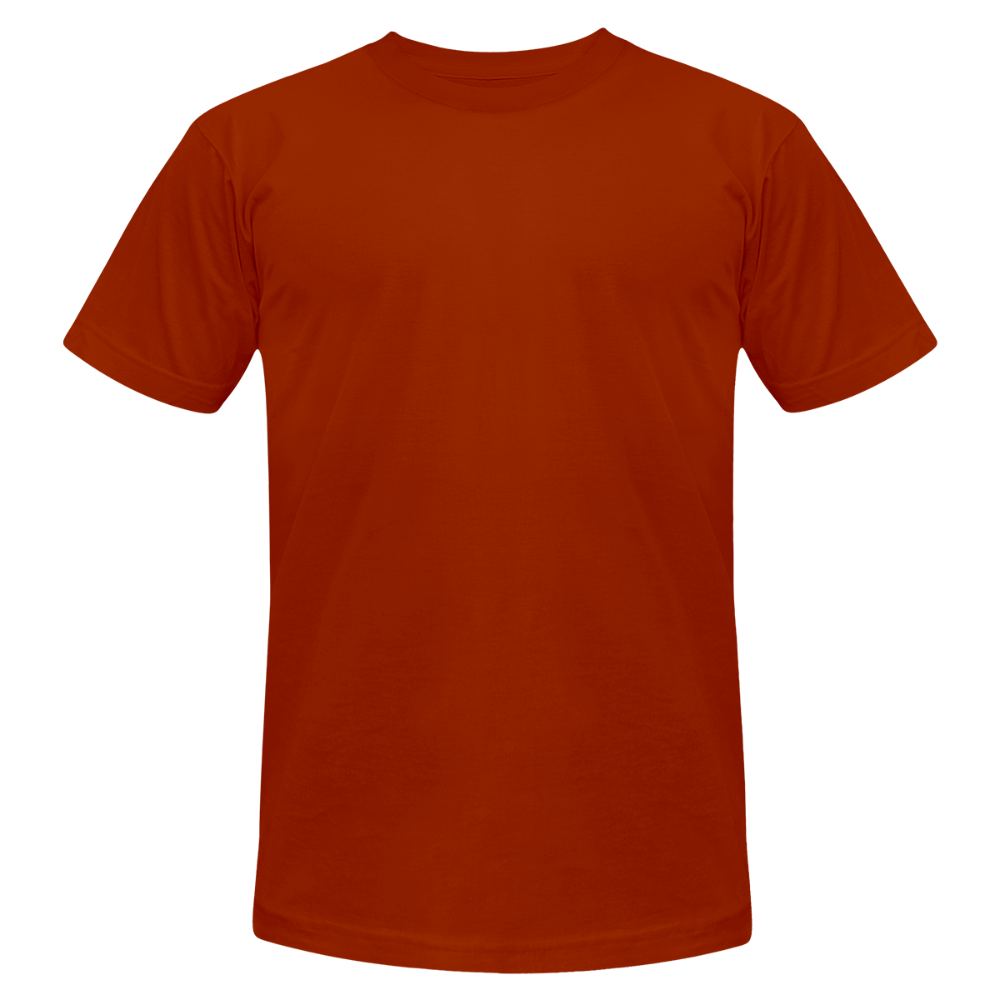 Unisex tri-blend T-shirt van Bella + Canvas - baksteenkleuren