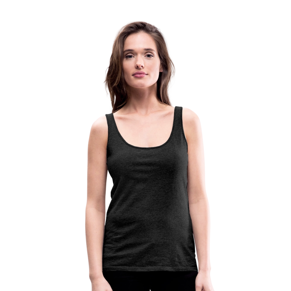 Vrouwen Premium tank top - houtskool