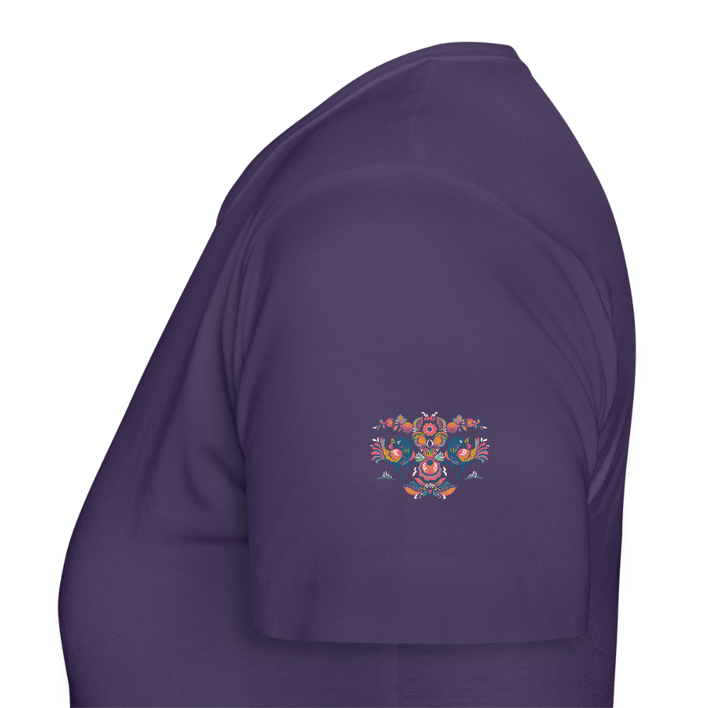 Vrouwen T-shirt - donker paars
