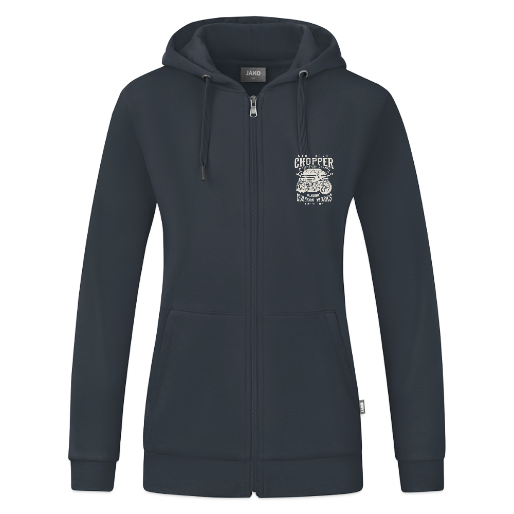 JAKO Vrouwen ziphoodie Organic - houtskool