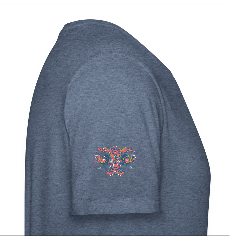 Stanley/Stella Uniseks bio-T-Shirt CREATOR - donkerblauw gemêleerd