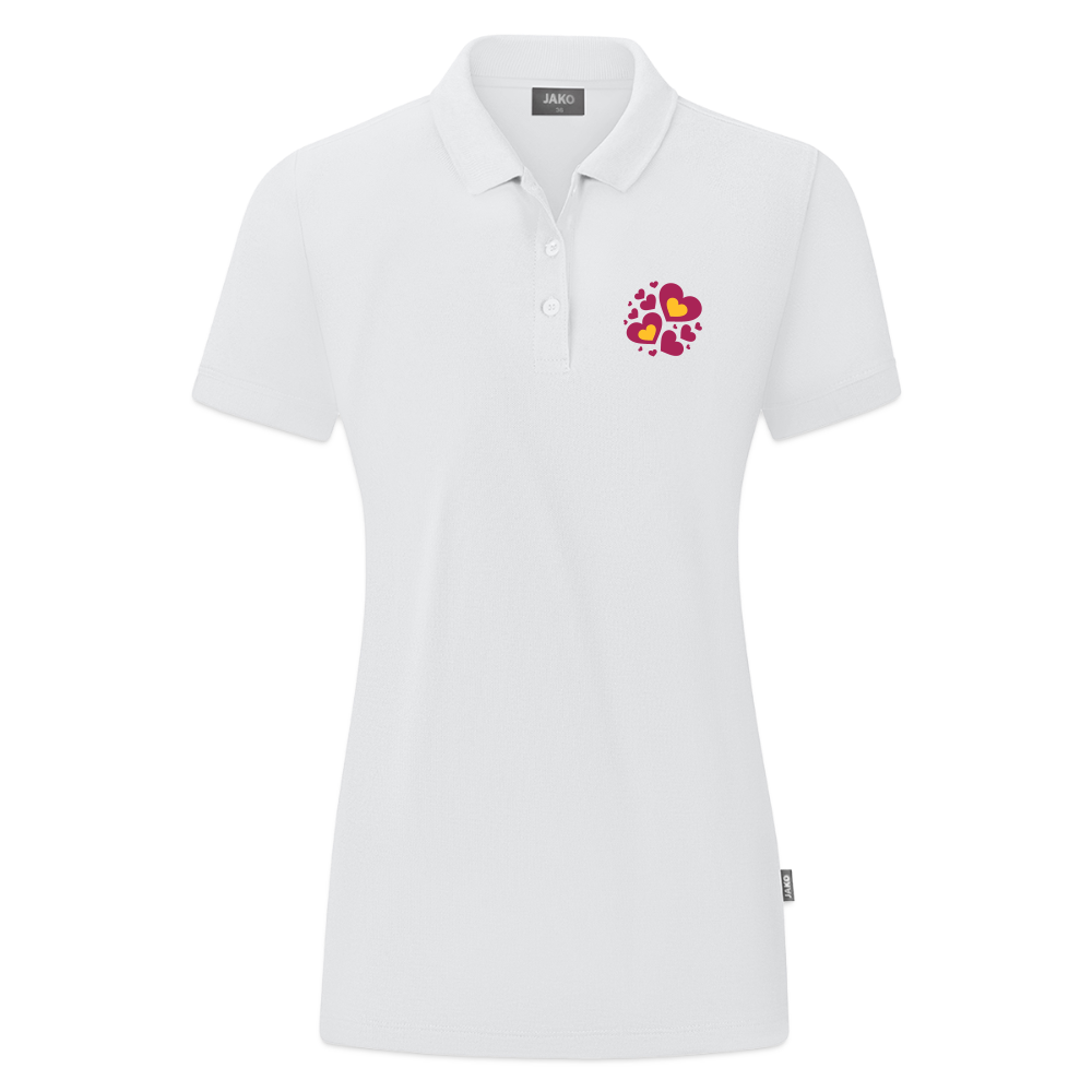 JAKO Vrouwen polo Organic - wit