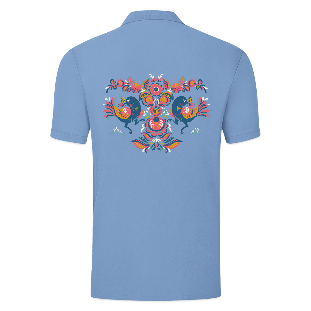 JAKO Mannen Polo Organic - sky