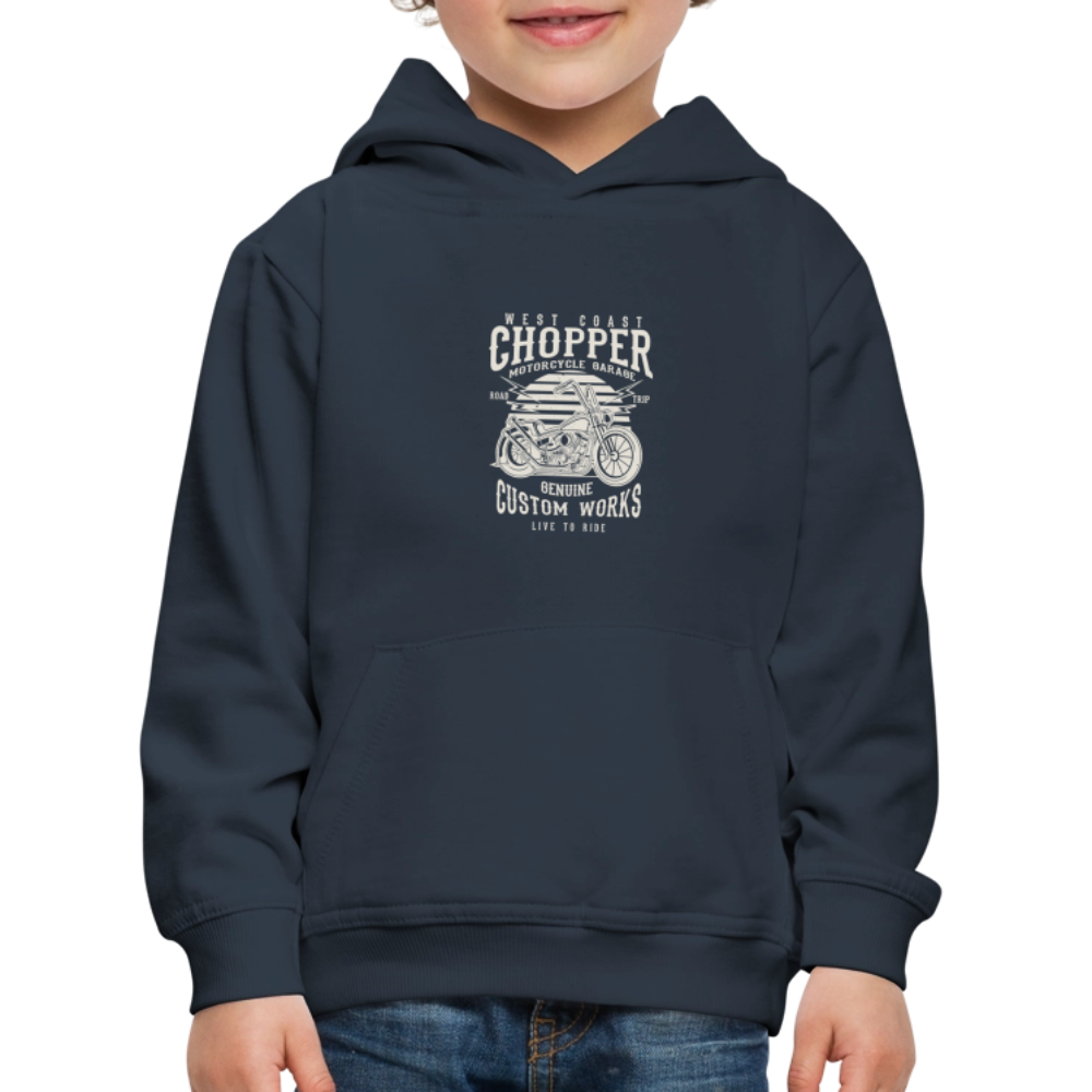 Kinderen trui Premium met capuchon - navy
