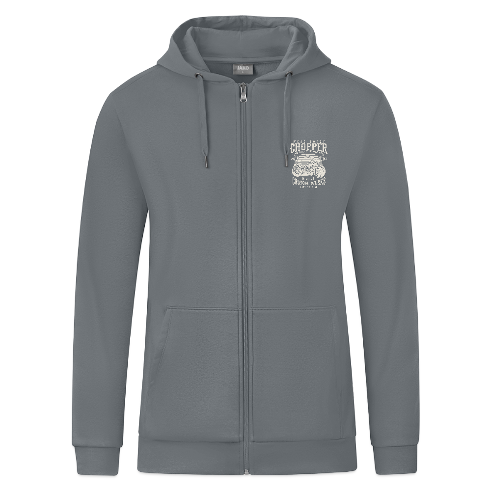 JAKO Ziphoodie Organic - grijs