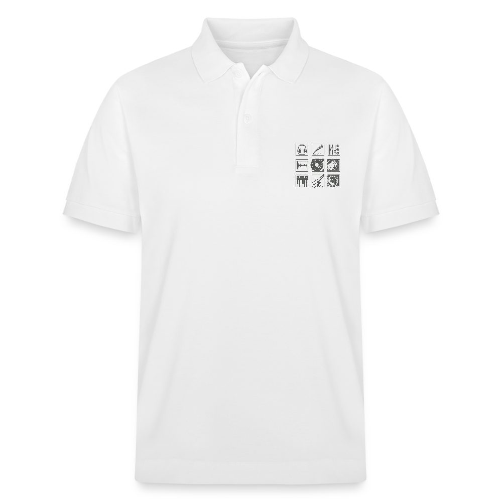 Stanley/Stella uniseks bio poloshirt PREPSTER - wit