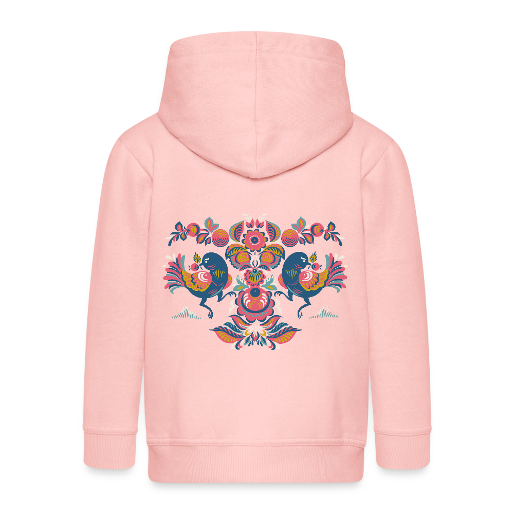 Kinderen Premium jas met capuchon - kristalroze