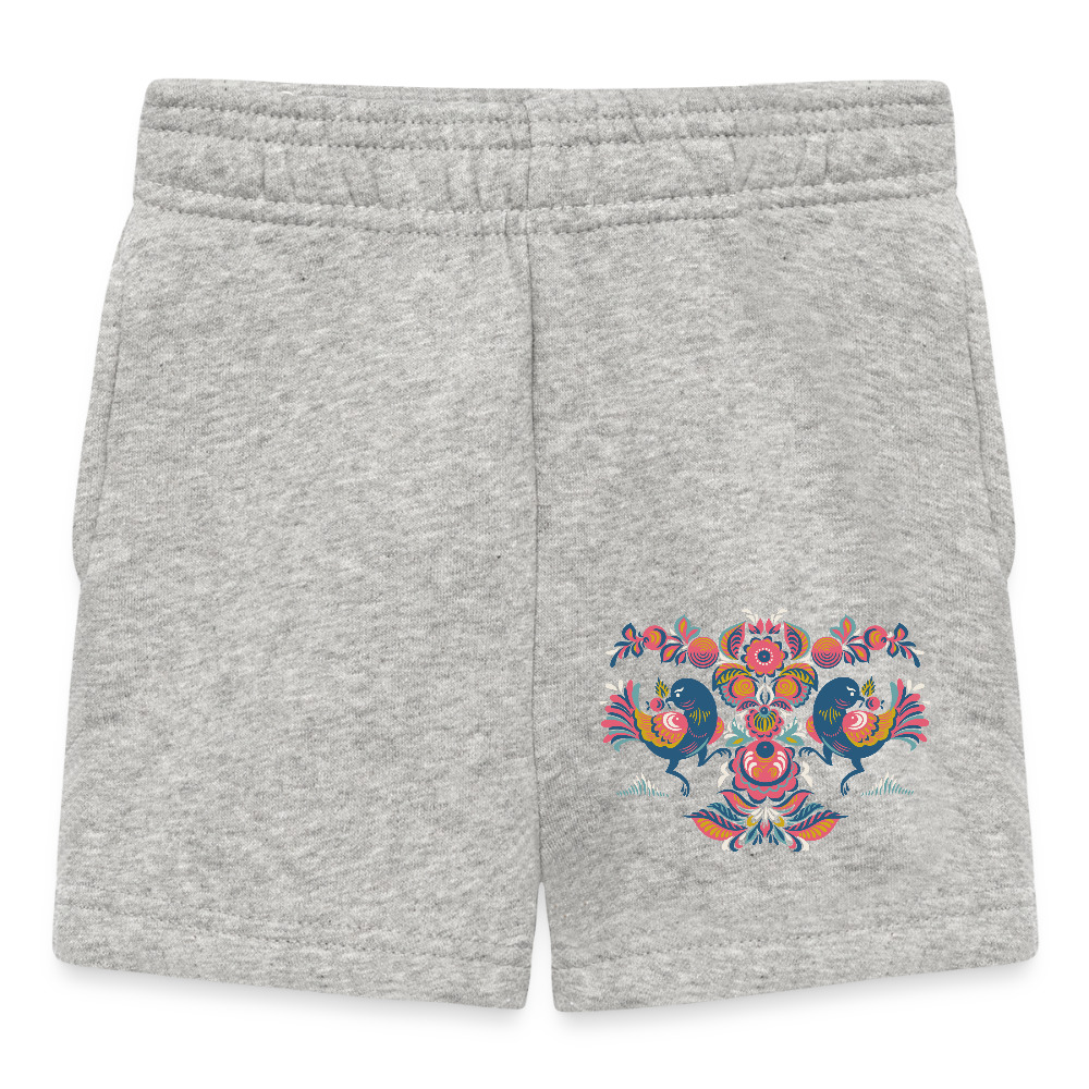 Baby shorts - grijs gemêleerd