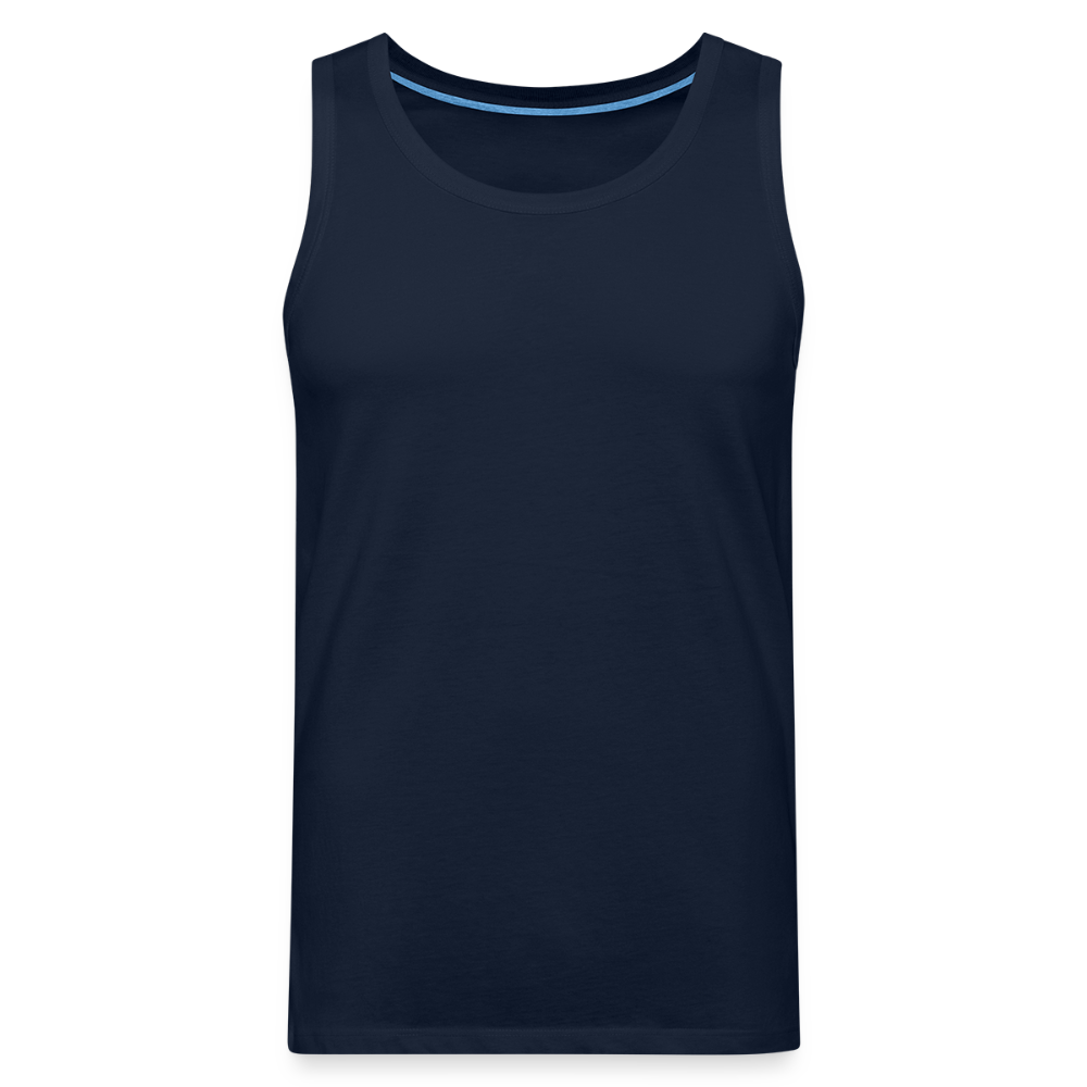 Mannen Premium tank top - navy